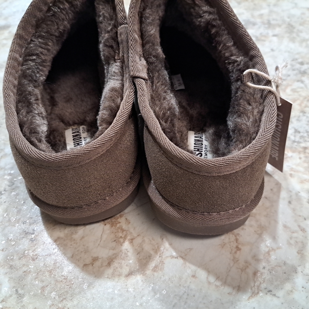 NWOB CUSHIONAIRE Women's Brown Genuine Suede Slip-On Clogs Sz 11 M - Picture 7 of 11